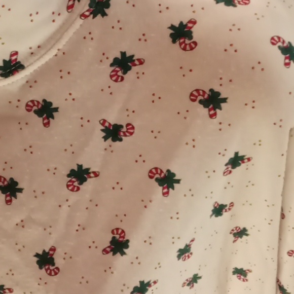 Holiday Time Large Mock Turtleneck Christmas Peppermint Canes - Picture 2 of 4